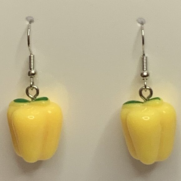 Green Pepper Earring, Funny Food Earring, Gift Idea, Food Jewelry, Chef … - Picture 7 of 8